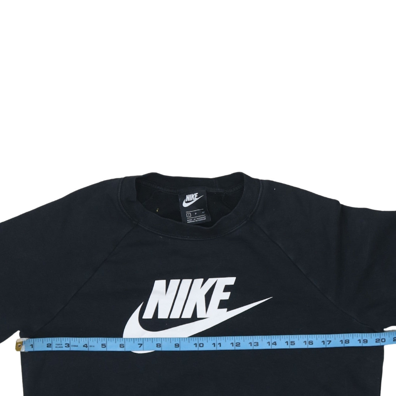 Nike Men's Black Small Crew Neck Pullover Sweatshirt