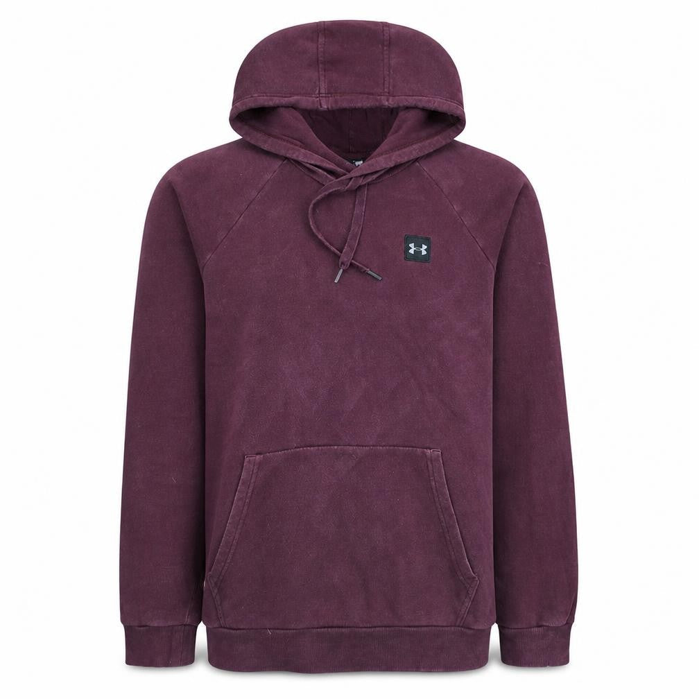 Under Armour Womens Burgundy Hoodie Size L Cotton Blend Pullover