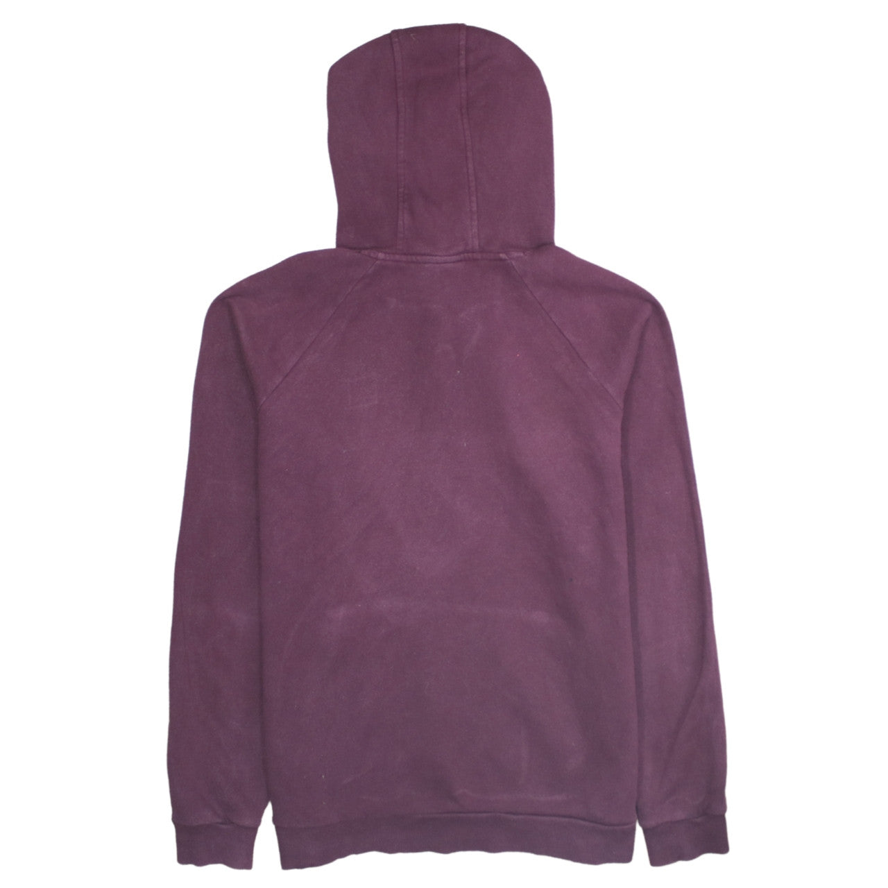 Under Armour Womens Burgundy Hoodie Size L Cotton Blend Pullover