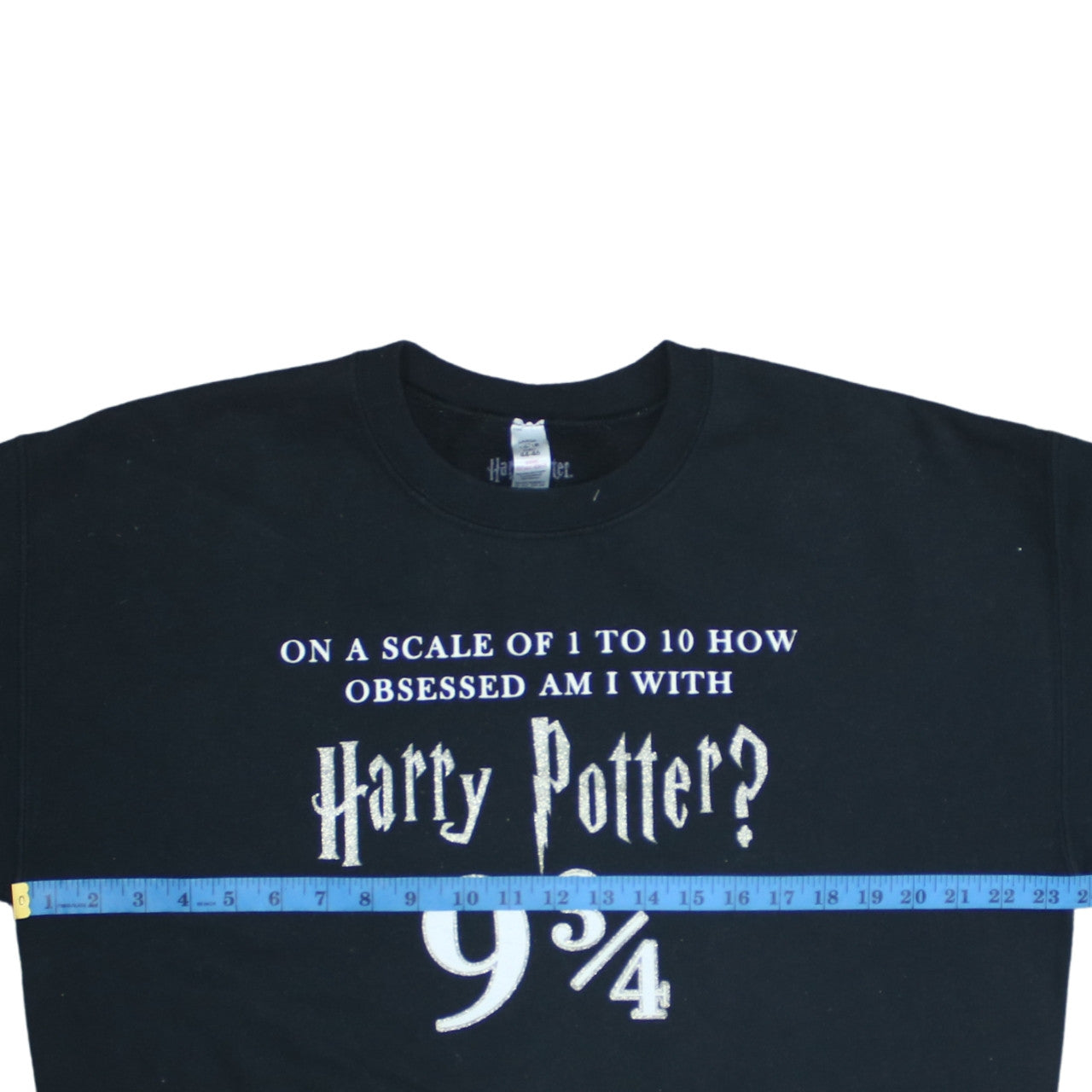 Harry Potter Women Black Sweatshirt Large 16-18 Crew Neck Pullover Fleece