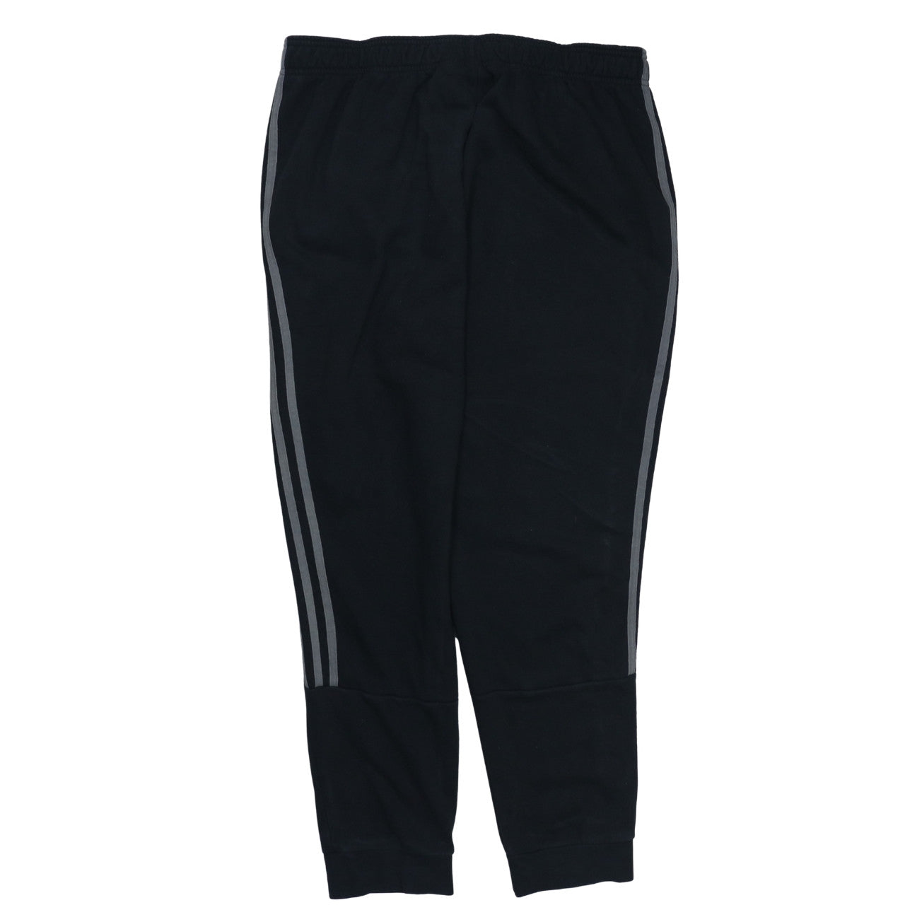 Adidas Men's Black Jogger Sweatpants M Tapered Fit Side Stripe