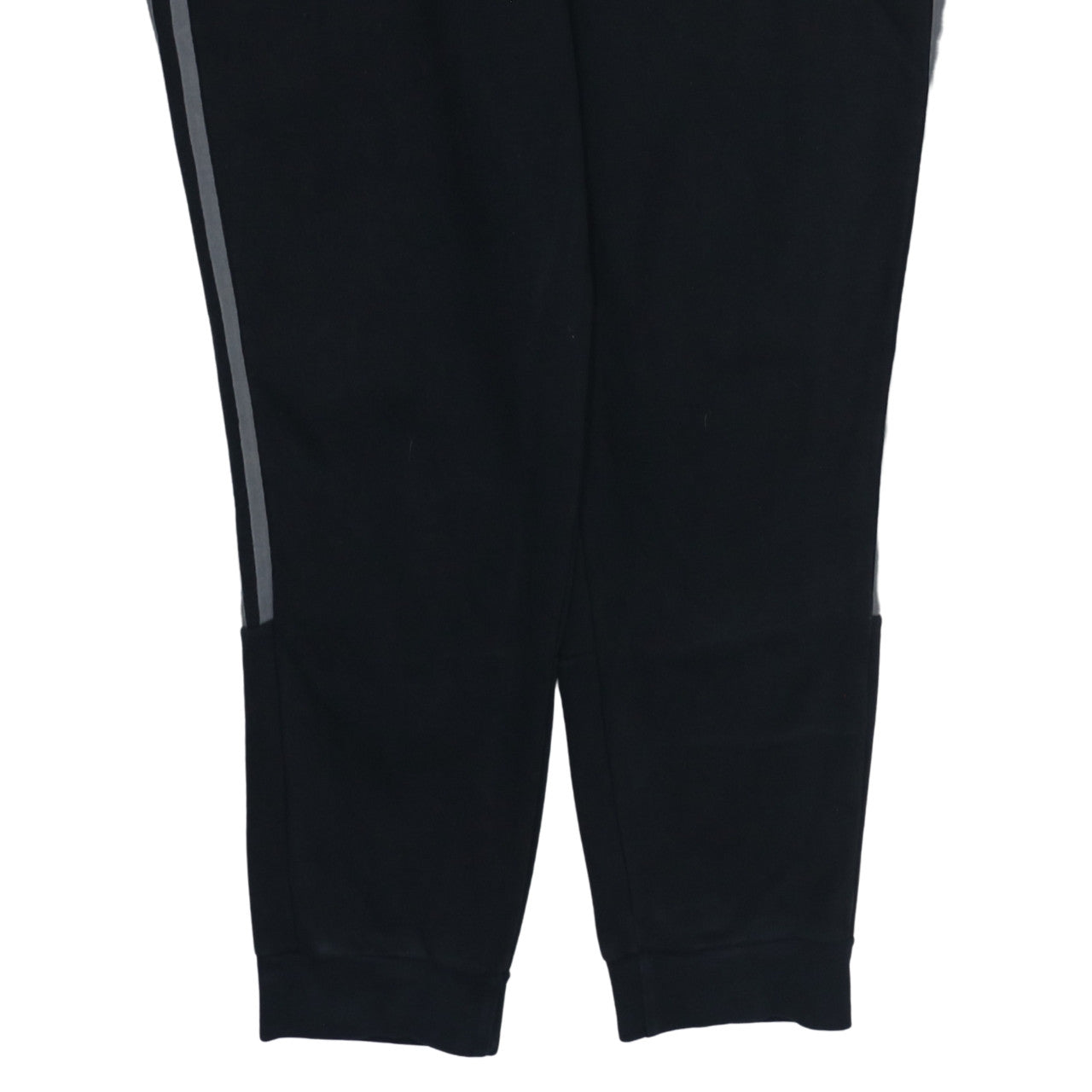 Adidas Men's Black Jogger Sweatpants M Tapered Fit Side Stripe