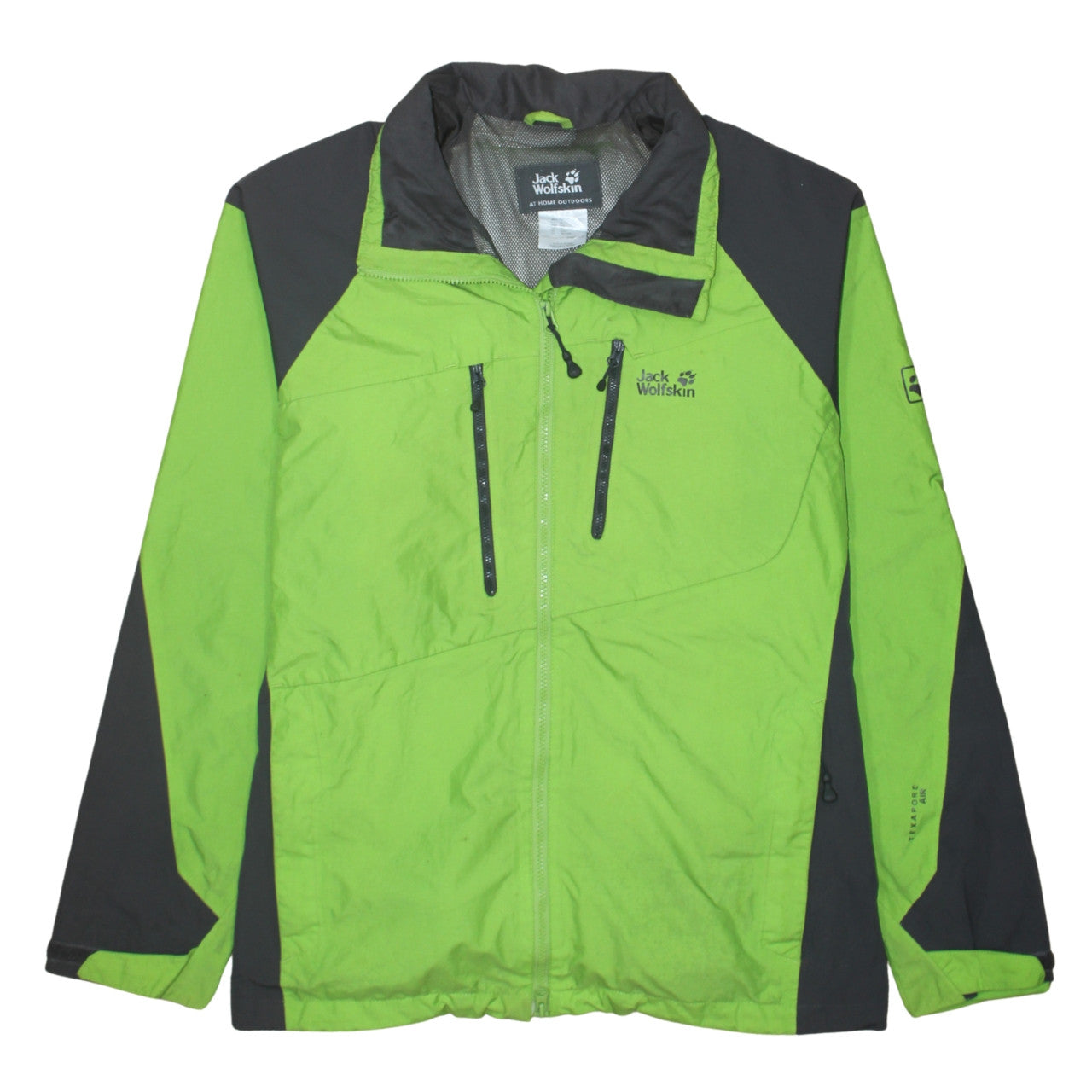 Jack Wolfskin Men's Green XL Waterproof Windbreaker Outdoor Jacket