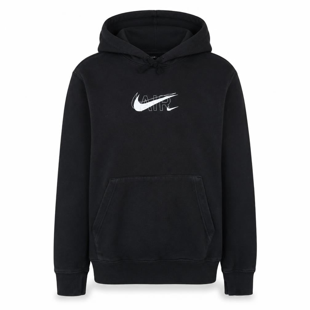 Nike Women’s Black Pullover Hoodie Small Air Logo Cotton Blend