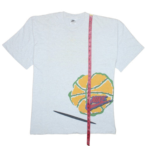 Nike Men’s Grey XL Graphic Basketball T-Shirt Vintage Style