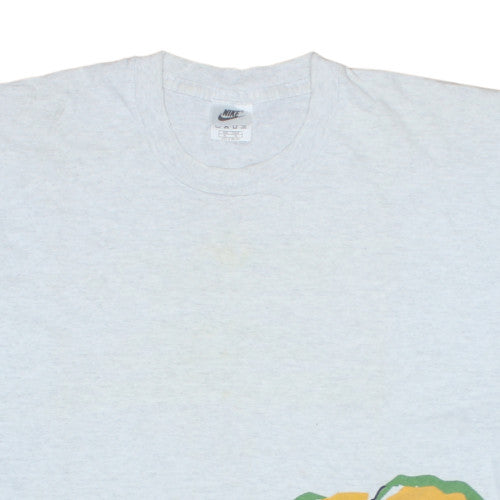Nike Men’s Grey XL Graphic Basketball T-Shirt Vintage Style