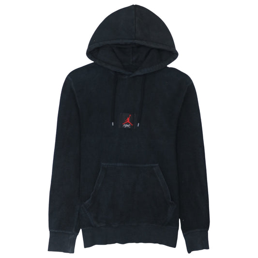 Jordan Men's Black Pullover Hoodie M Embroidered Graphic Cotton