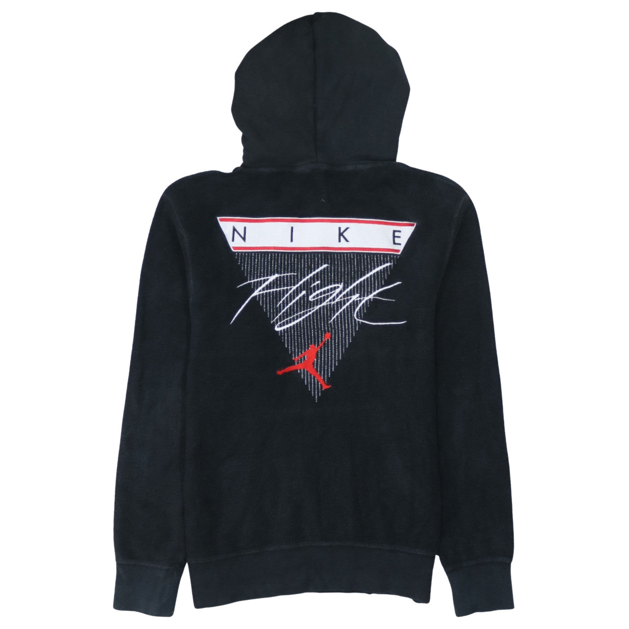 Jordan Men's Black Pullover Hoodie M Embroidered Graphic Cotton