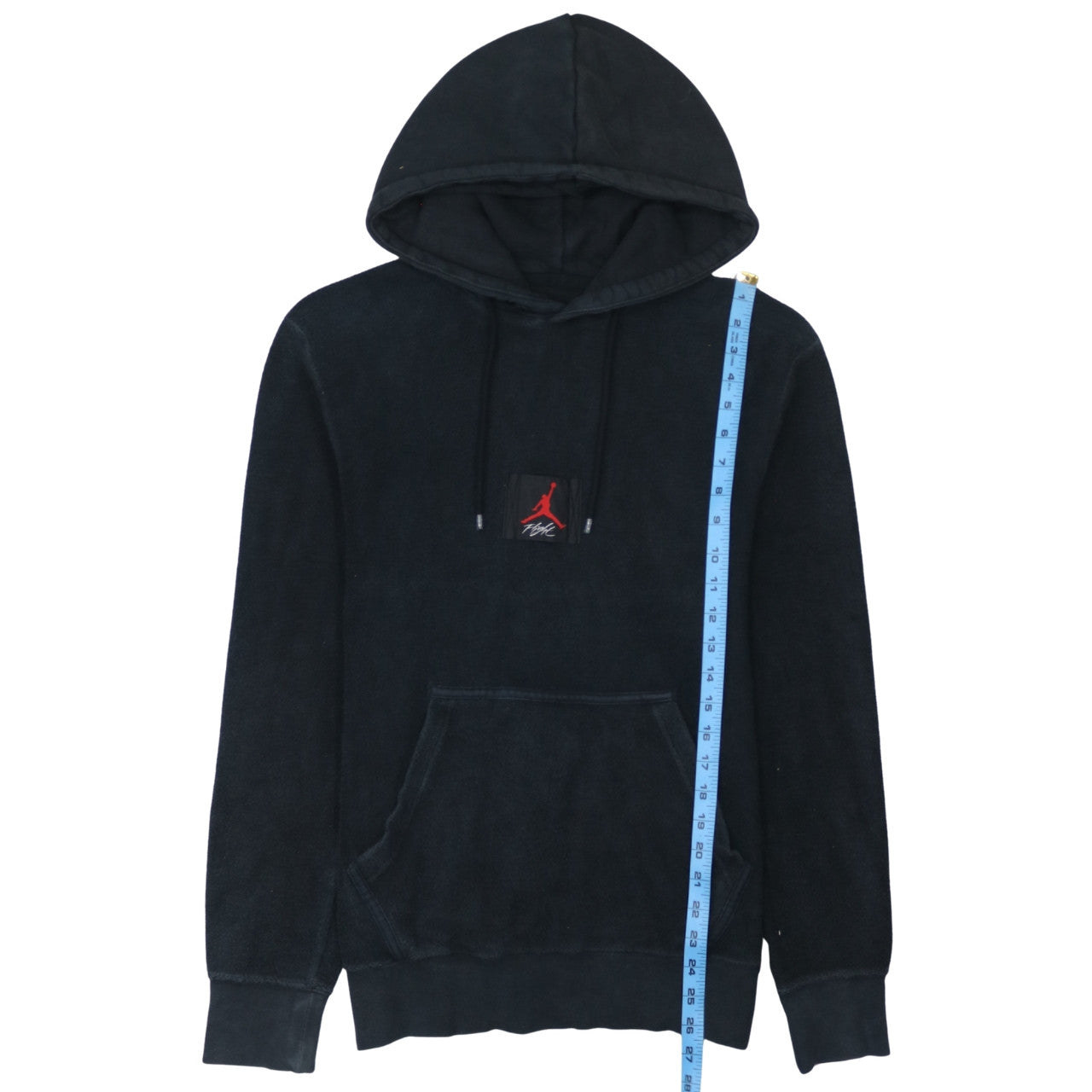 Jordan Men's Black Pullover Hoodie M Embroidered Graphic Cotton