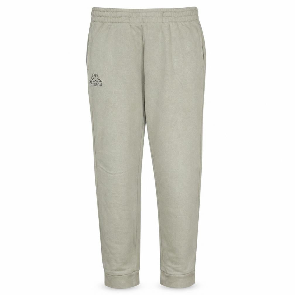 Kappa Boys Beige Jogger Sweatpants Size 158 Regular Fit Elastic Waist