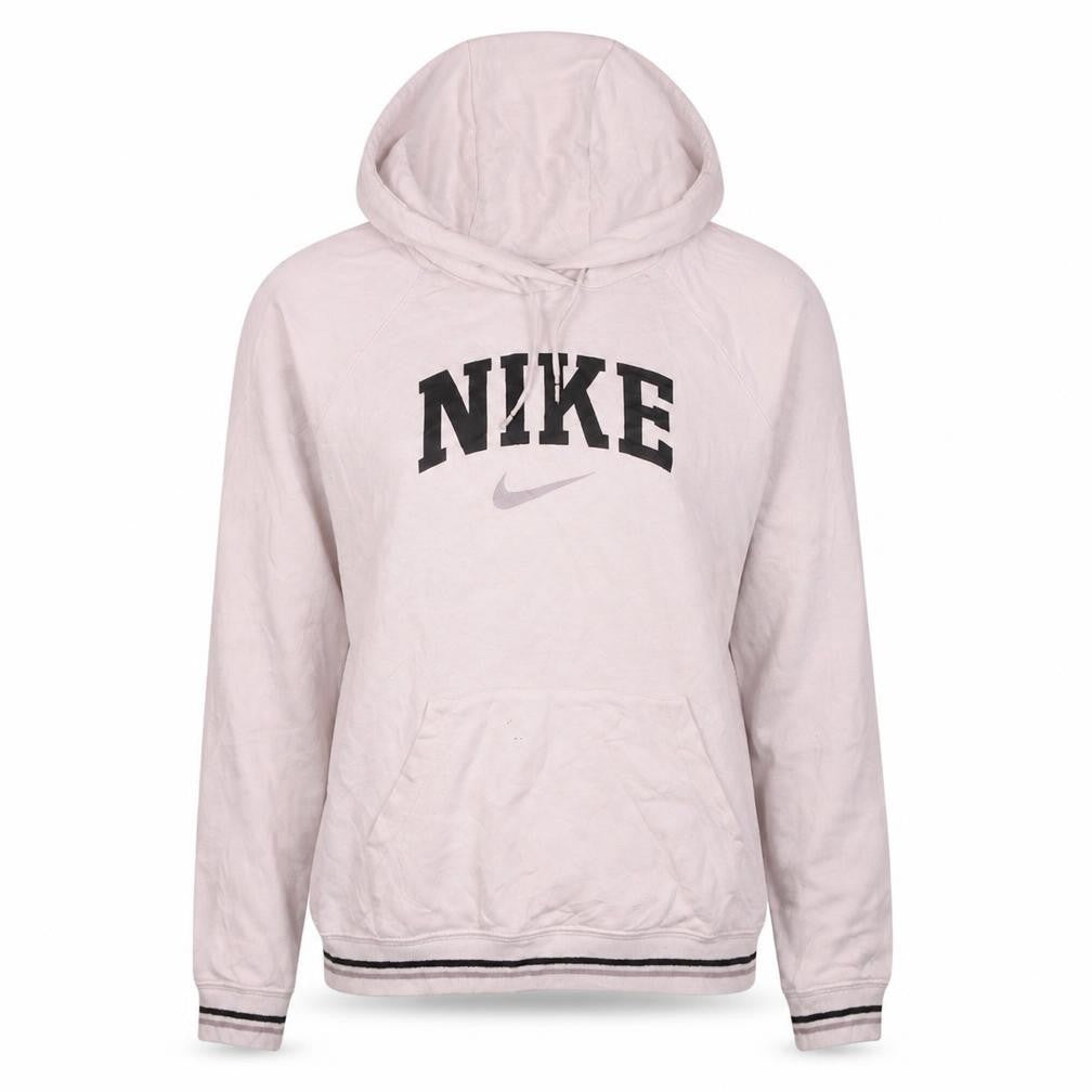 Nike Womens Ivory Pullover Hoodie Medium Hooded Sweatshirt