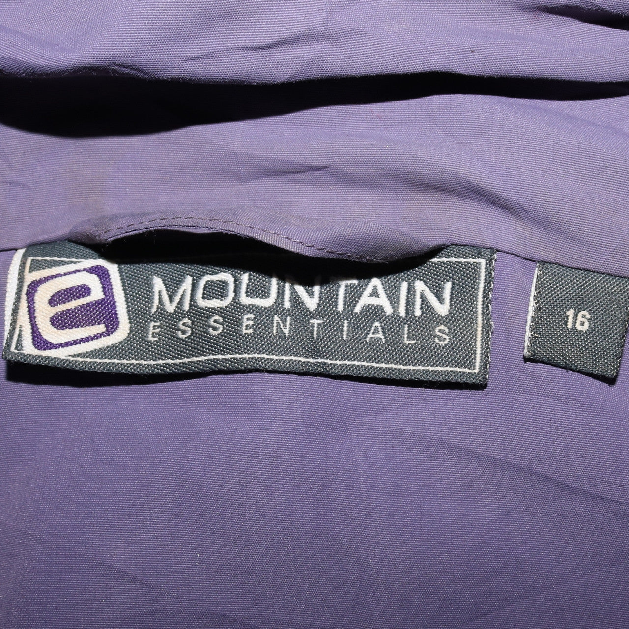 Mountain Essentials Women's Purple Hooded Waterproof Jacket Size 16