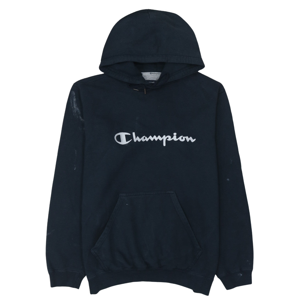 Champion Men’s Blue Pullover Hoodie L Logo Sportswear