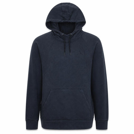 Front view of Jordan Men's Black Pullover Hoodie Small Regular Fit Fleece Sweatshirt