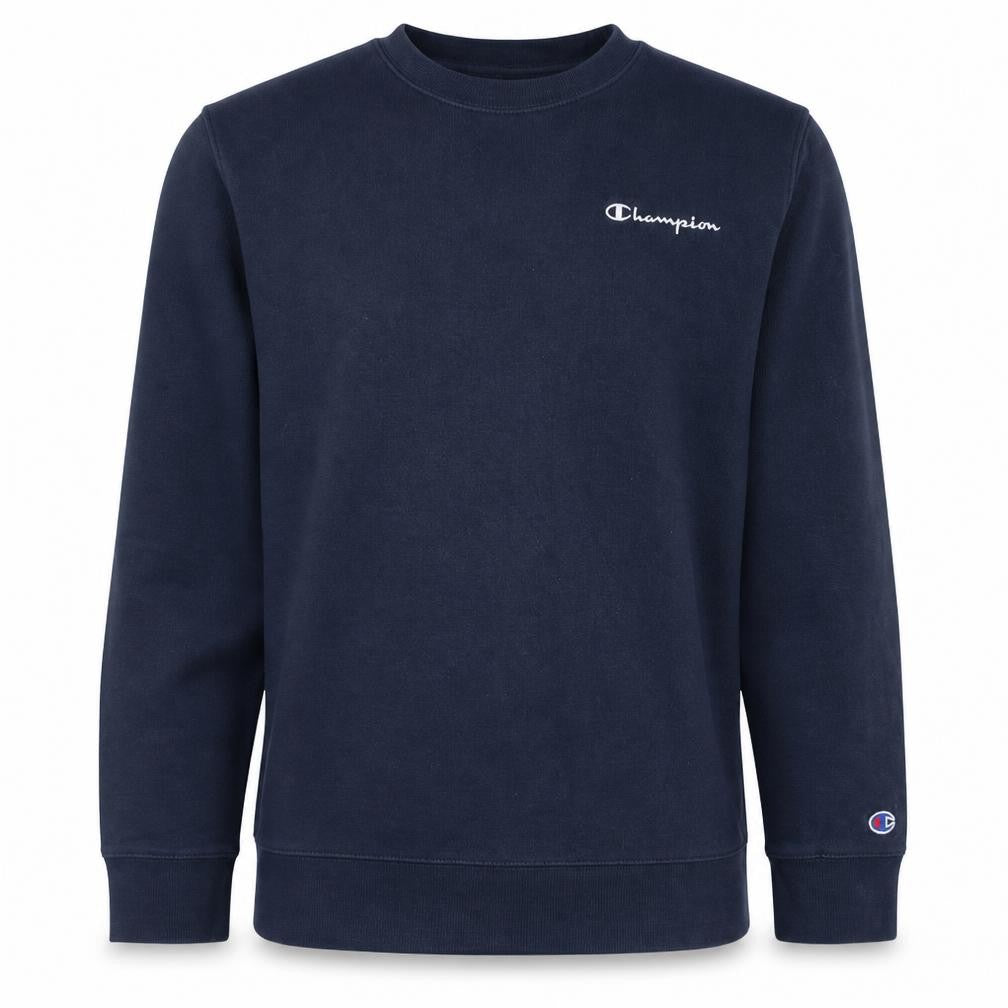 Champion Men's Blue Crew Neck Pullover Sweatshirt Size S