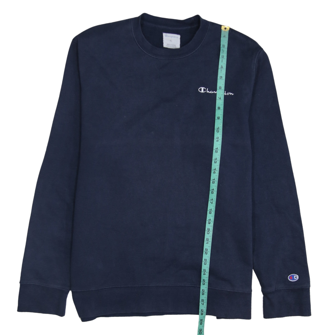 Champion Men's Blue Crew Neck Pullover Sweatshirt Size S