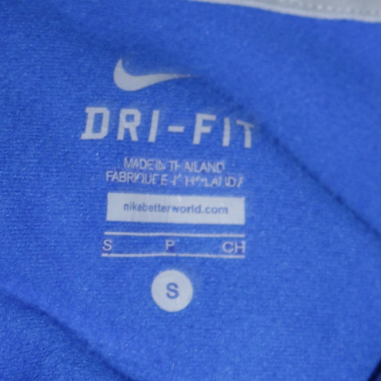 Nike Men's Blue Dri-FIT Running Hoodie Small 1/2 Zip Athletic Top