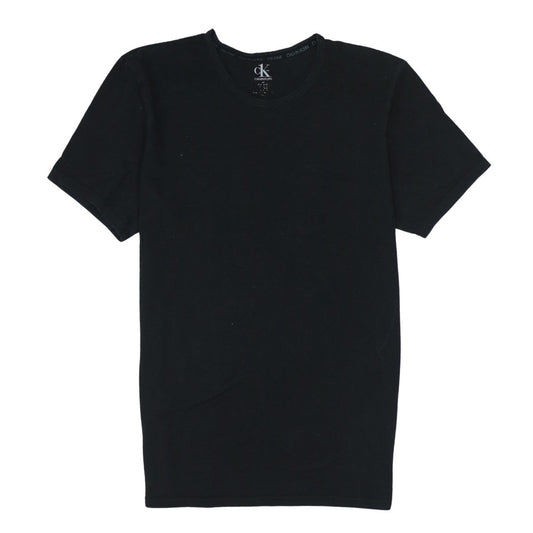 Calvin Klein Men’s Black Slim Fit Cotton Stretch Crew Neck T-Shirt M
