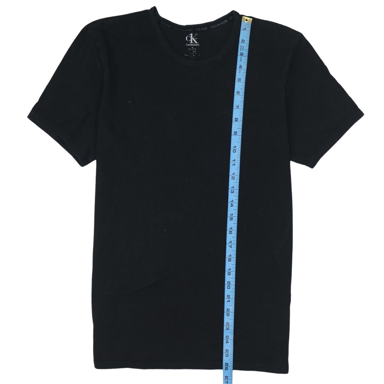Calvin Klein Men’s Black Slim Fit Cotton Stretch Crew Neck T-Shirt M