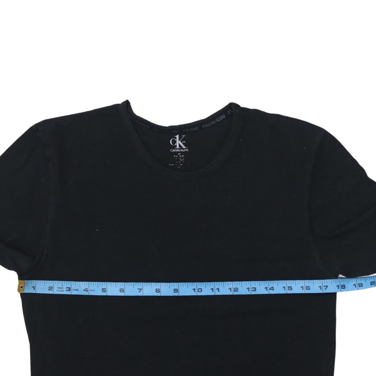 Calvin Klein Men’s Black Slim Fit Cotton Stretch Crew Neck T-Shirt M