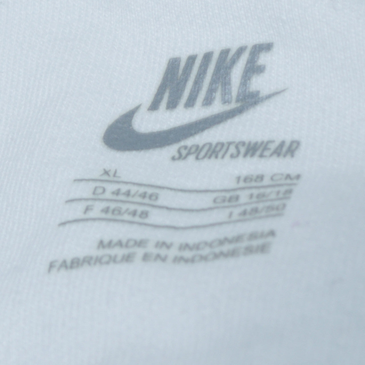 Nike Women White Full Zip Hoodie Sweatshirt Size 16/18 XL Sportswear