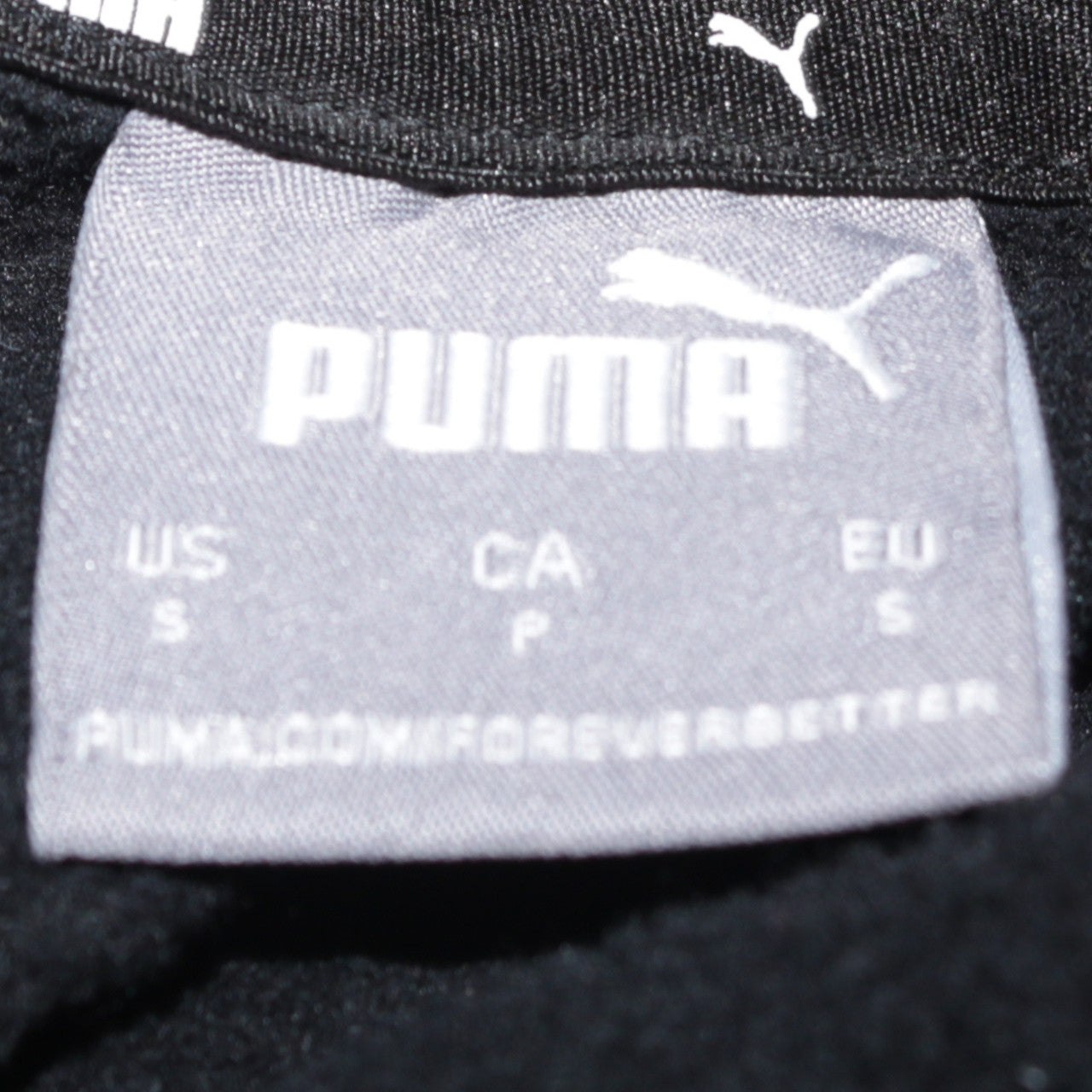 Puma Men's Black Pullover Hoodie Small Logo Sports Fleece