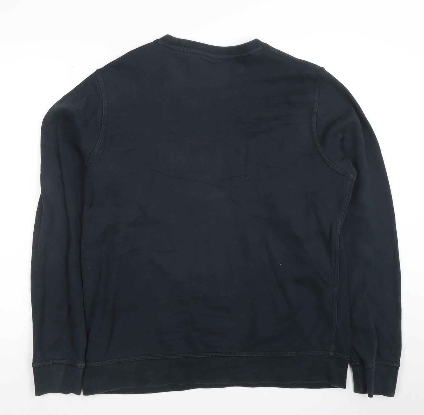 Nike Men's Black Small Crew Neck Pullover Sweatshirt