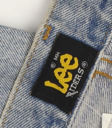 Lee Riders Men's Blue 36in Waist Light Wash Straight Denim Jeans