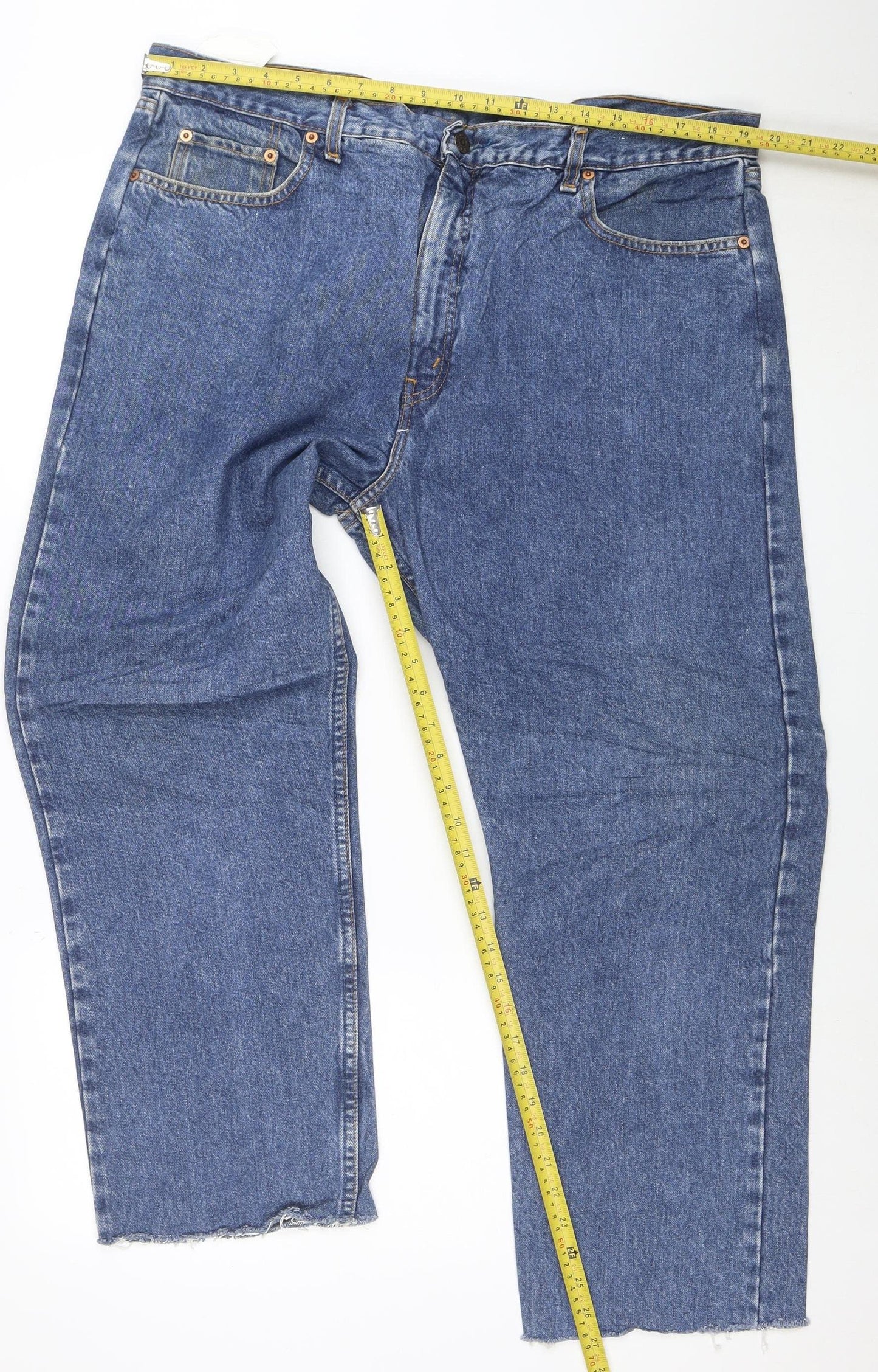 Levi’s 615 Men’s Blue Straight Denim Jeans W42 L34 Classic Style