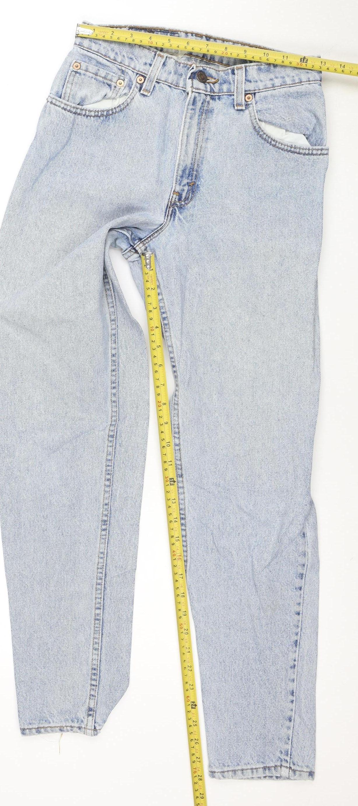 Levi's Women's Blue Relaxed Fit Tapered Vintage Jeans Size 5