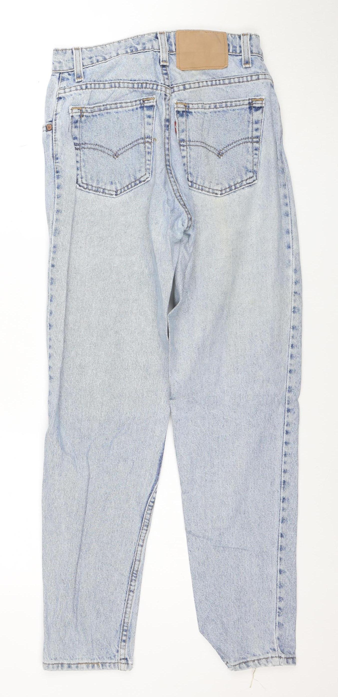 Levi's Women's Blue Relaxed Fit Tapered Vintage Jeans Size 5