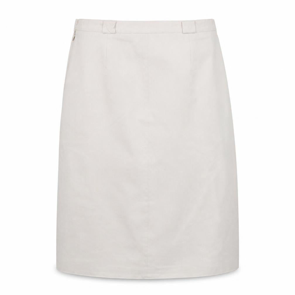 St Bernard Womens Beige Size 16 Straight Knee Length Skirt