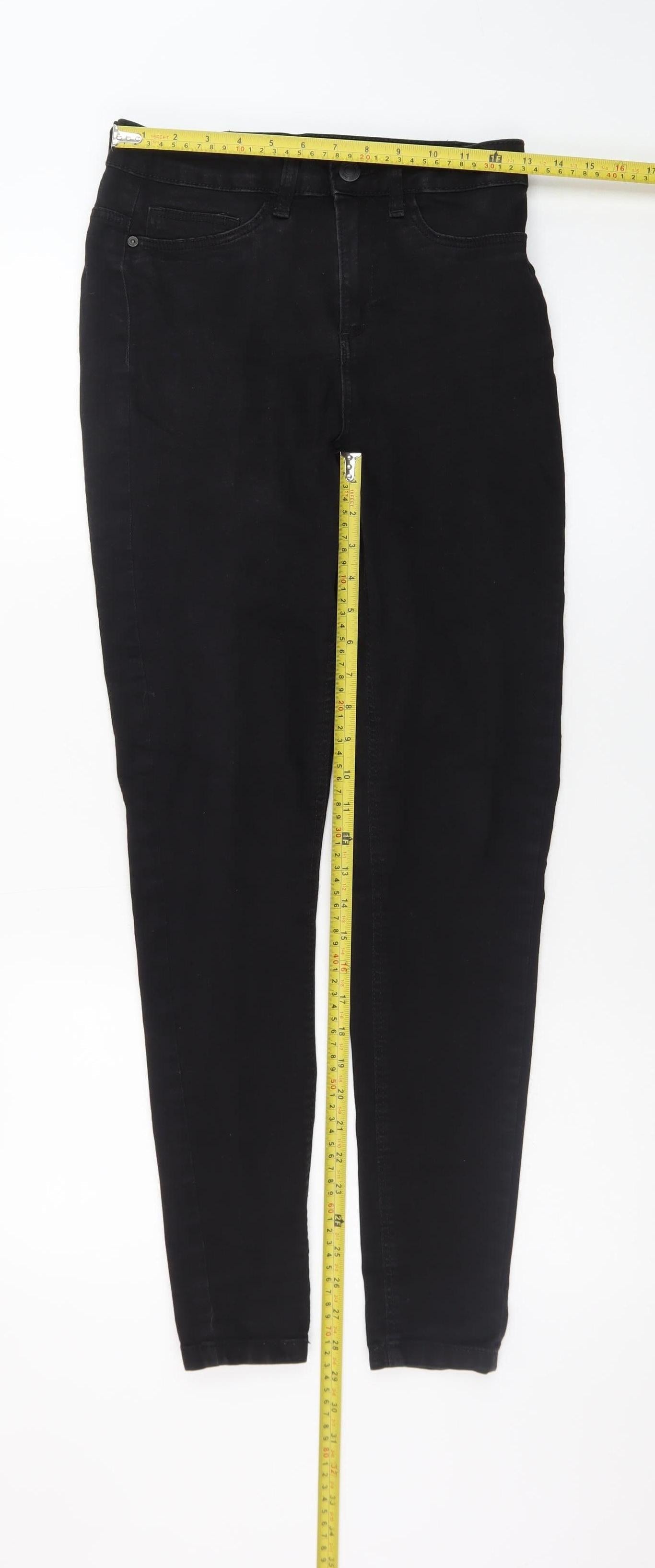 Noisy May Women's Black Skinny Jeans W28 L30 Slim Fit Denim
