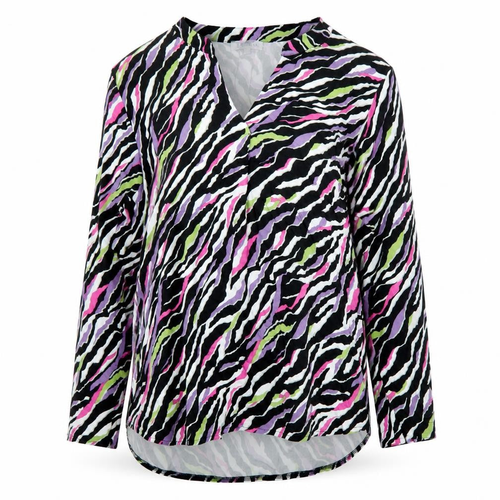 Bicalla Women’s Multicoloured Viscose Blouse Long Sleeve L