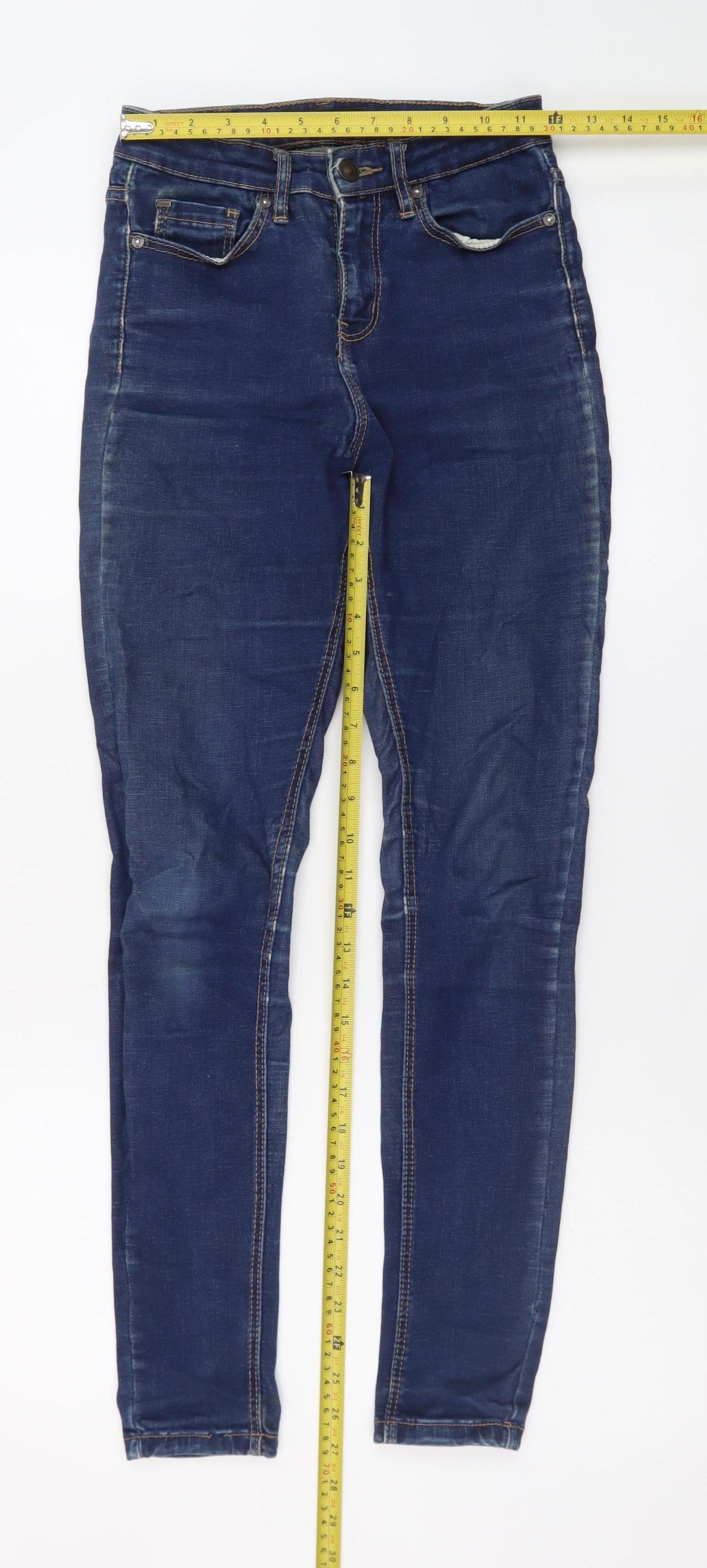 Diesel Womens Blue Skinny Slim Fit Denim Jeans Size 8 UK 27W 30L