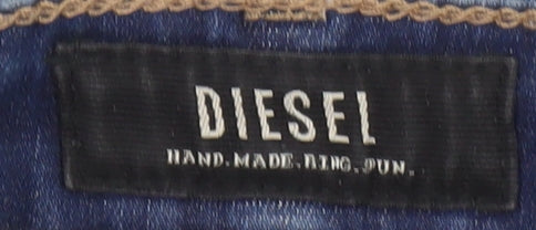Diesel Womens Blue Skinny Slim Fit Denim Jeans Size 8 UK 27W 30L