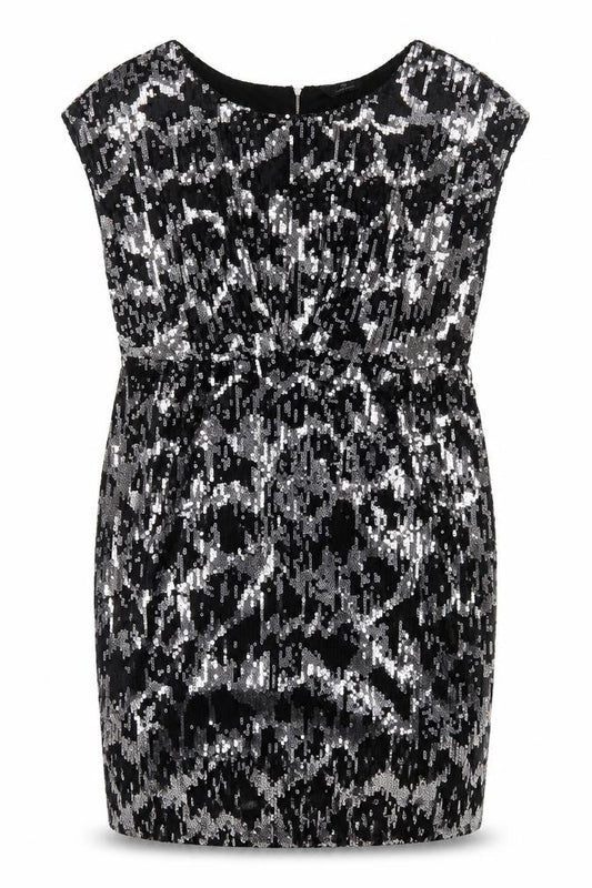 F&F Women’s Black Sequin Bodycon Party Dress Size 20