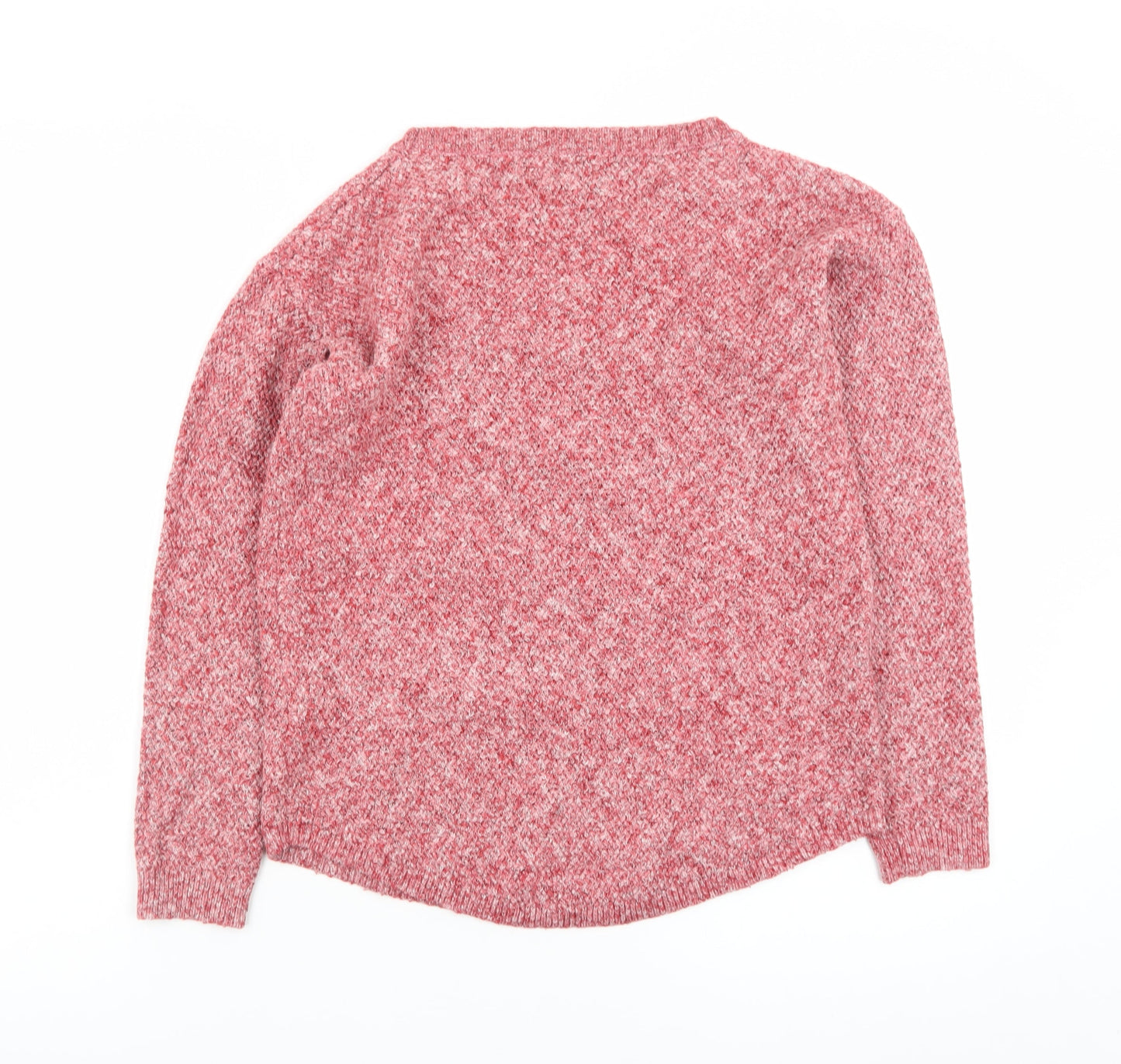 Fat Face Women’s Red Knit Long Sleeve Crew Neck Jumper Size 8