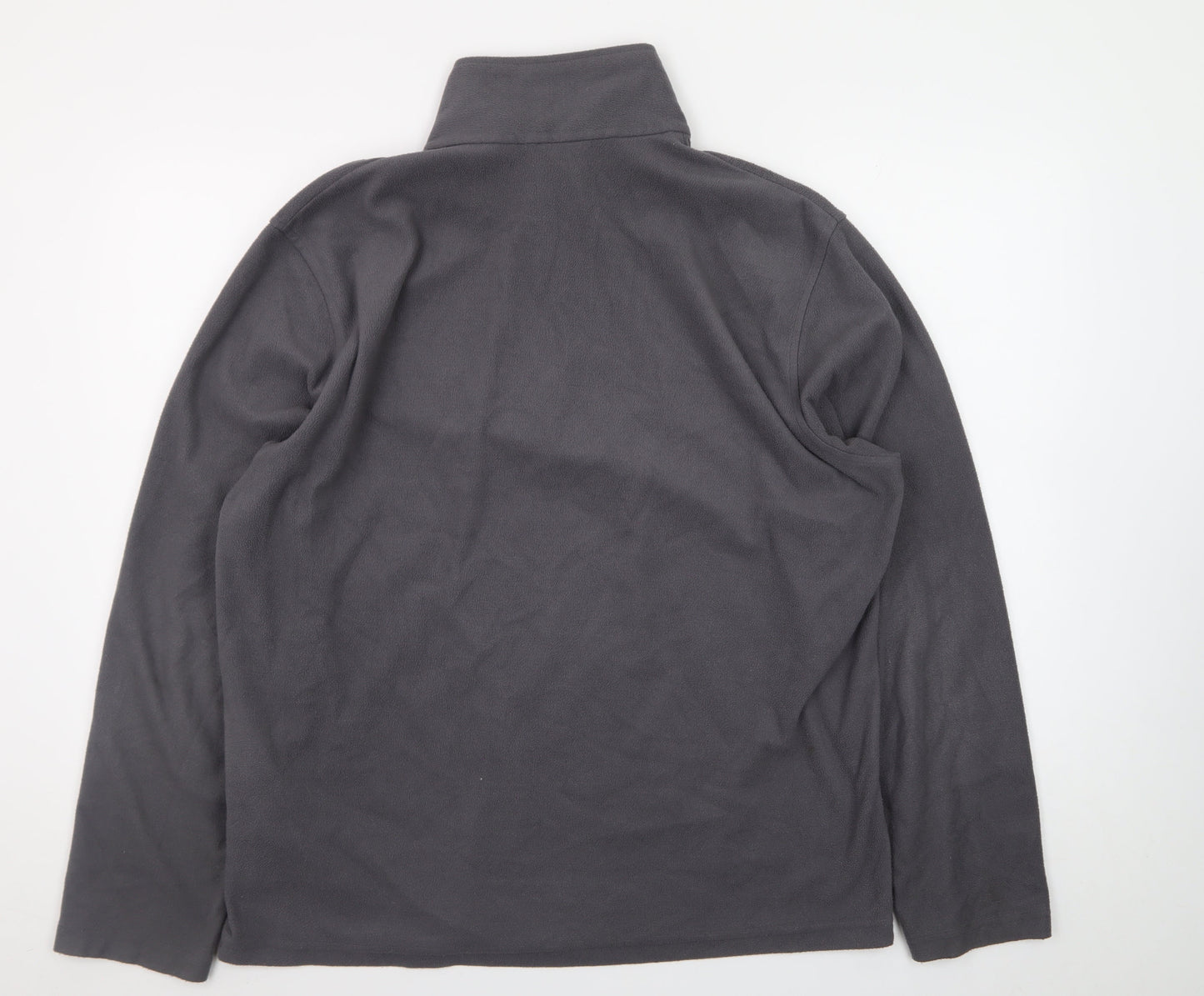 Regatta Men’s Grey Fleece 1/4 Zip Pullover Sweatshirt Size L