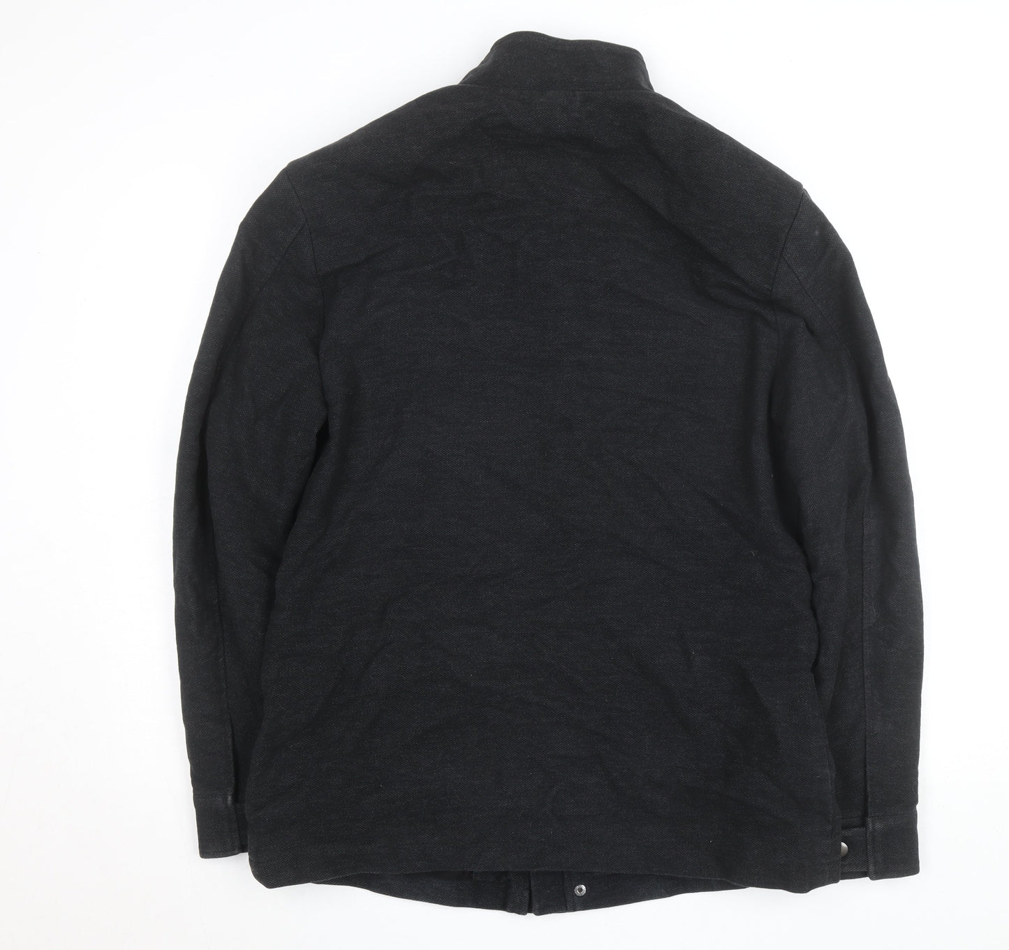 Next Men's Black Italian Moleskin Military Jacket Medium