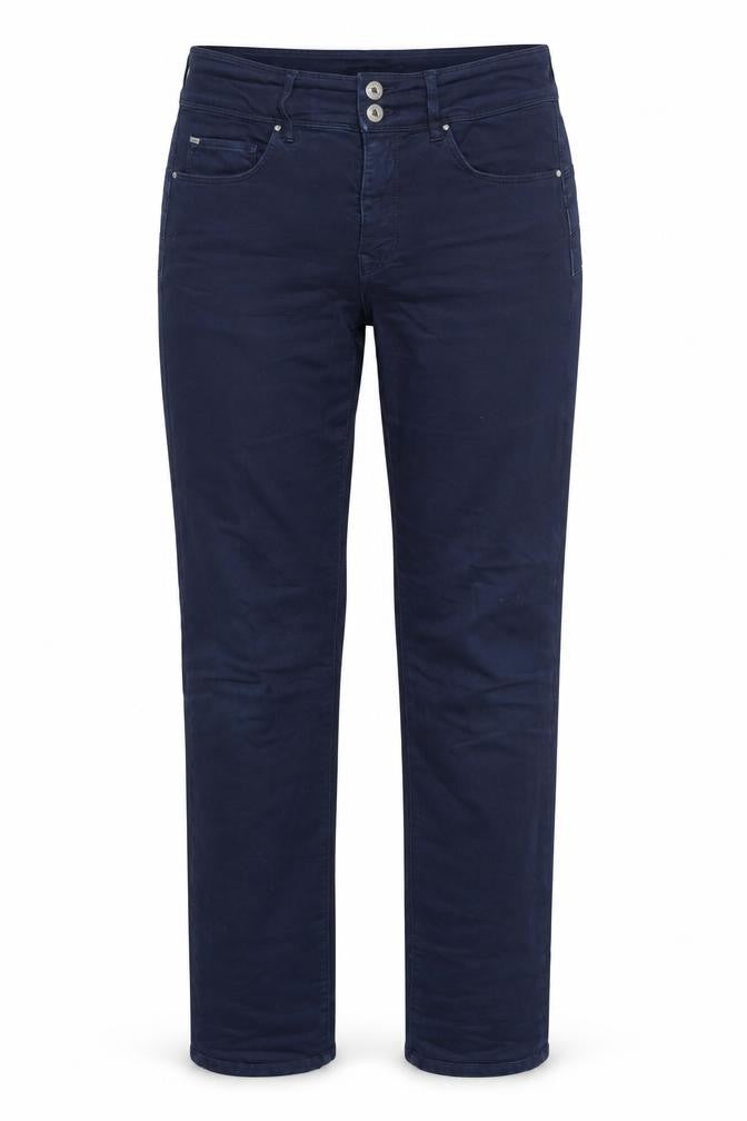 Salsa Jeans Women’s Navy Blue Slim Trousers Size 30 Straight Leg