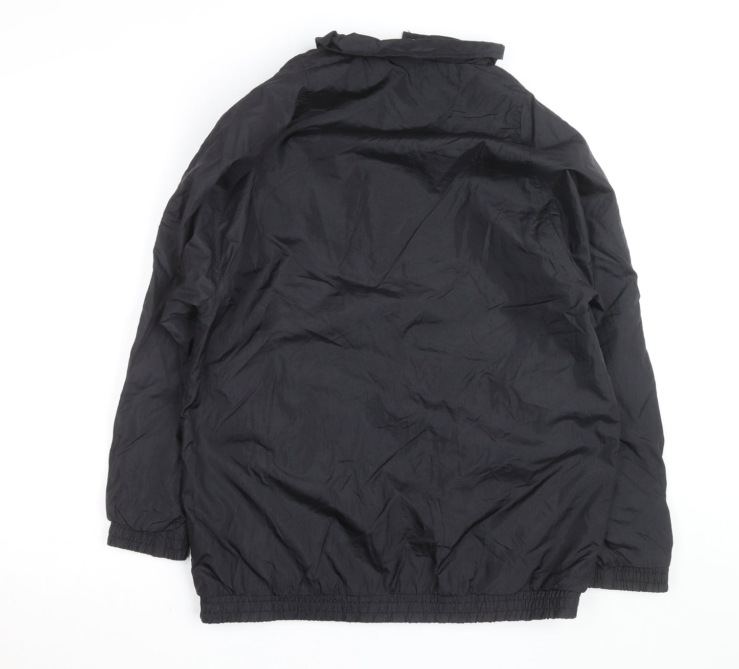 Tudor Court Men's Black Nylon Mid-Length Jacket Size M