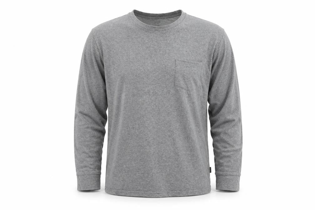 Lee Men’s Grey Long Sleeve Crew Neck Jersey Top Size L