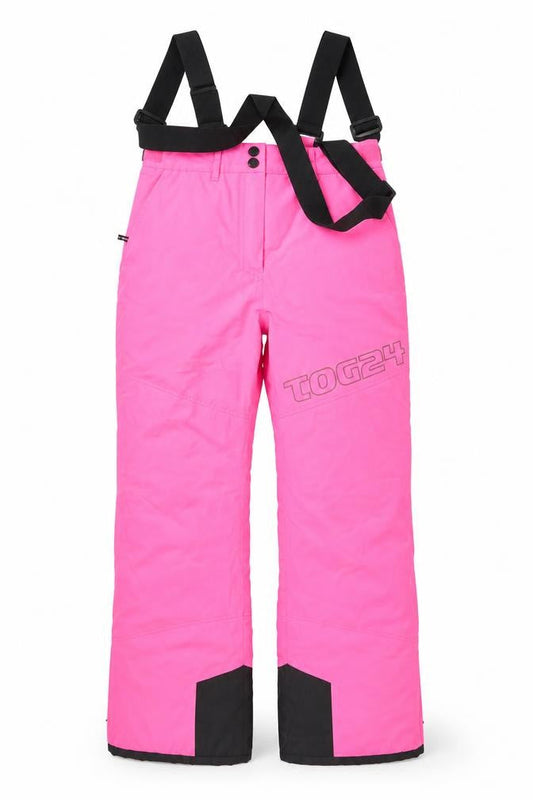TOG24 Teens Pink Snow Pants Waterproof Insulated Ski Trousers Size 13