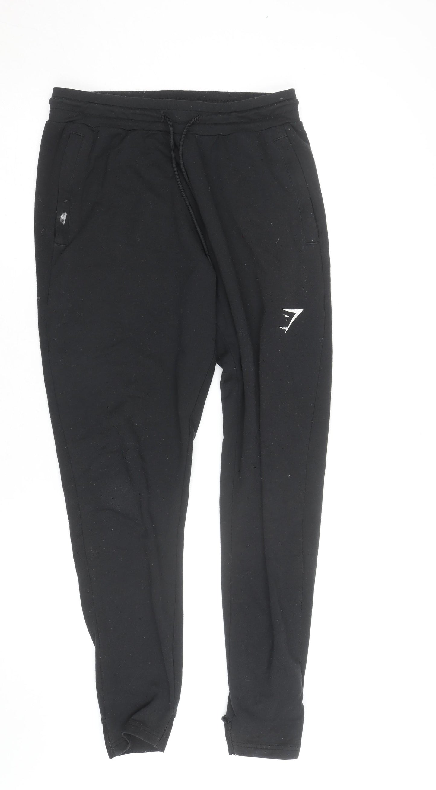 Gymshark Men’s Black Slim Fit Jogger Trousers Size S Activewear