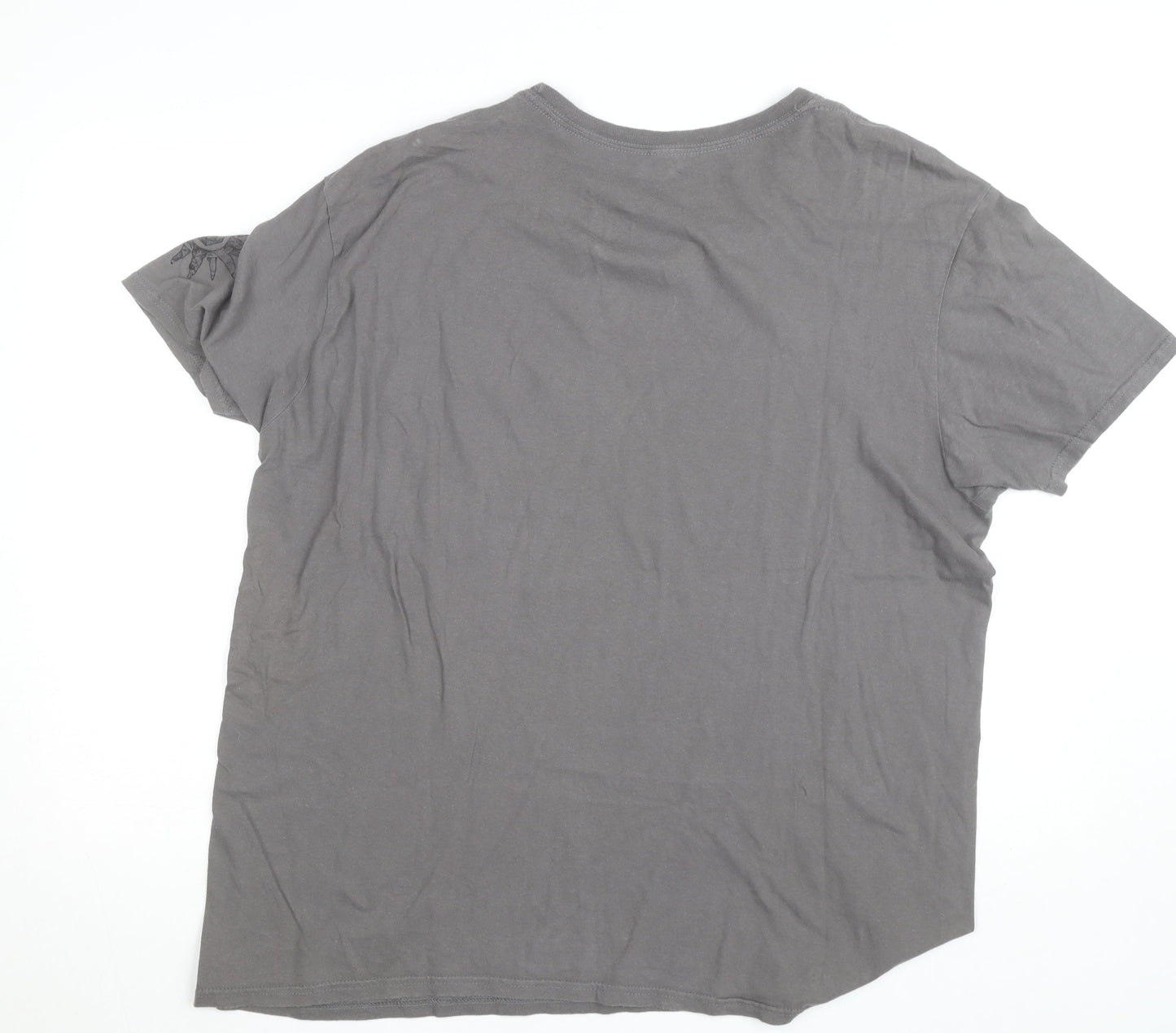 Gametee Men's Grey Paladin Graphic Cotton T-Shirt Size XL