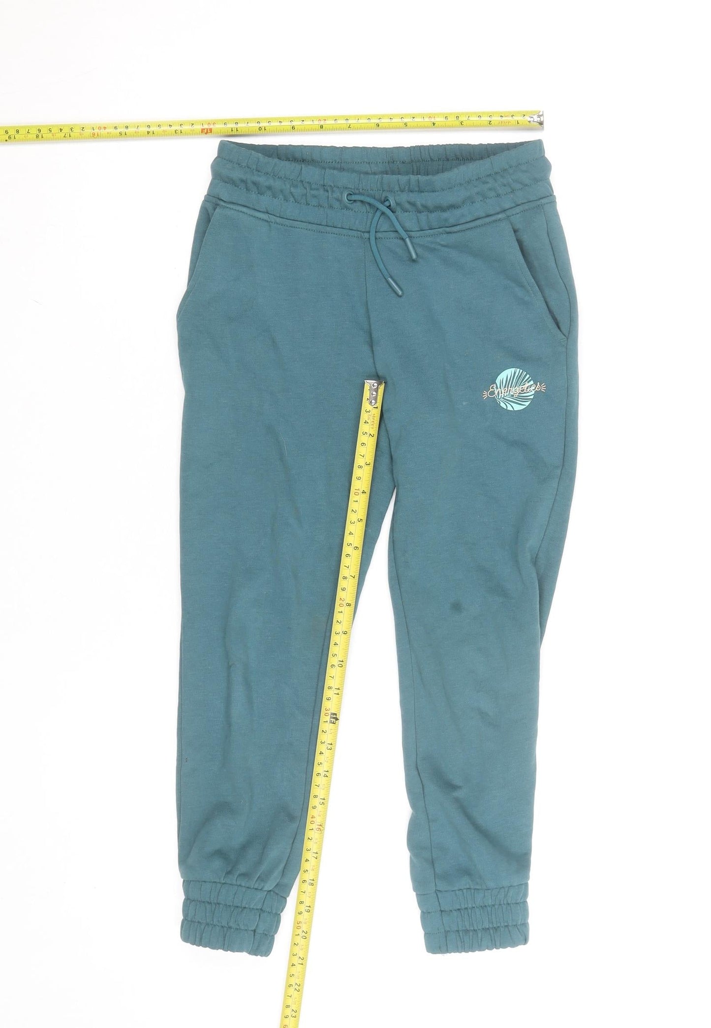 Energetics Boys Blue Jogger Sweatpants 8 Years Elastic Waist Activewear