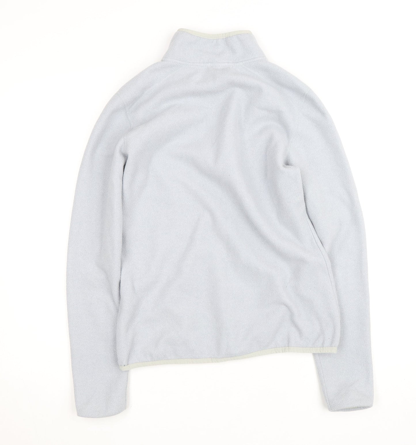 The North Face Women Grey Fleece 1/4 Zip Activewear Jacket M