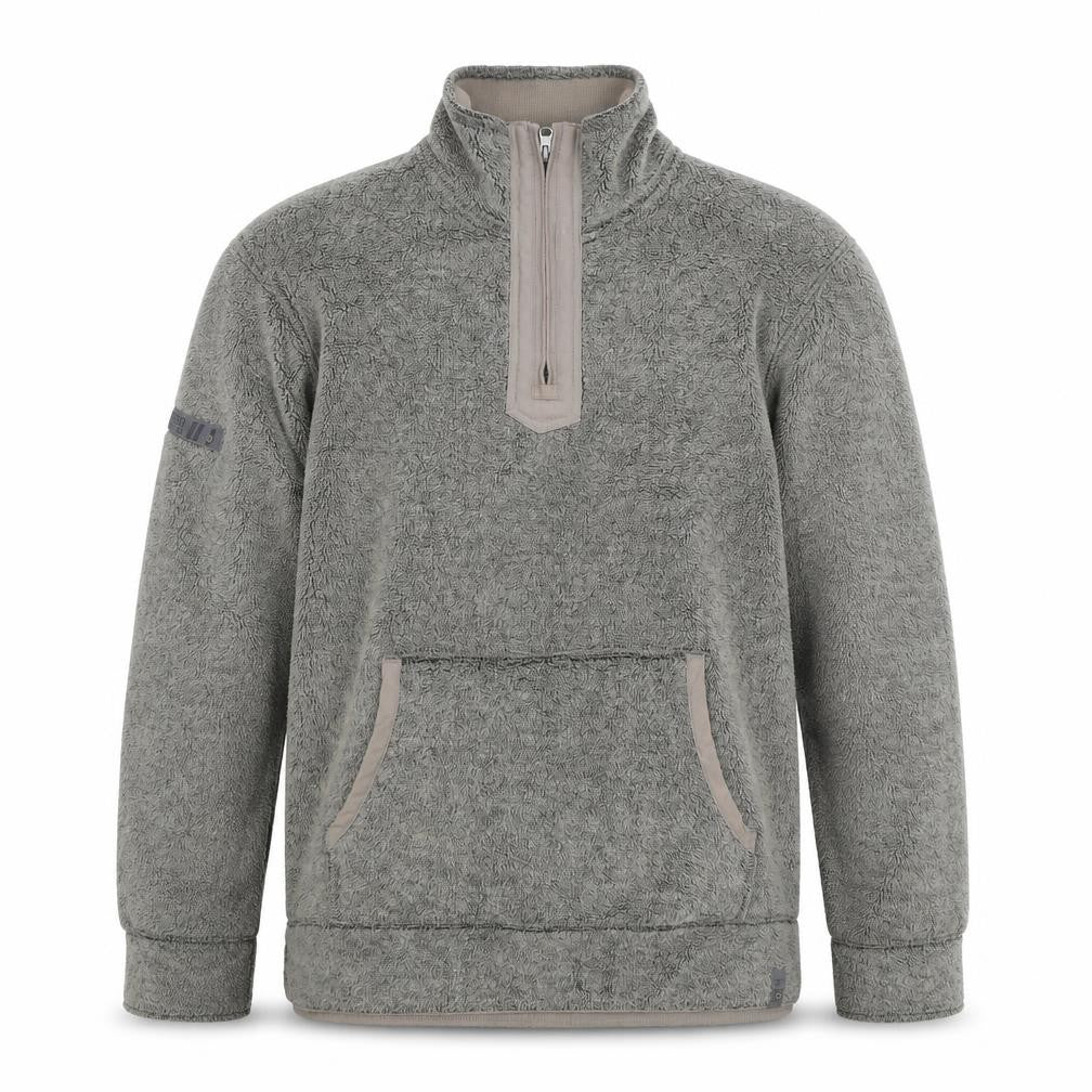 Next Men's Grey Fleece 1/4 Zip Active Jacket Size M Regular Fit