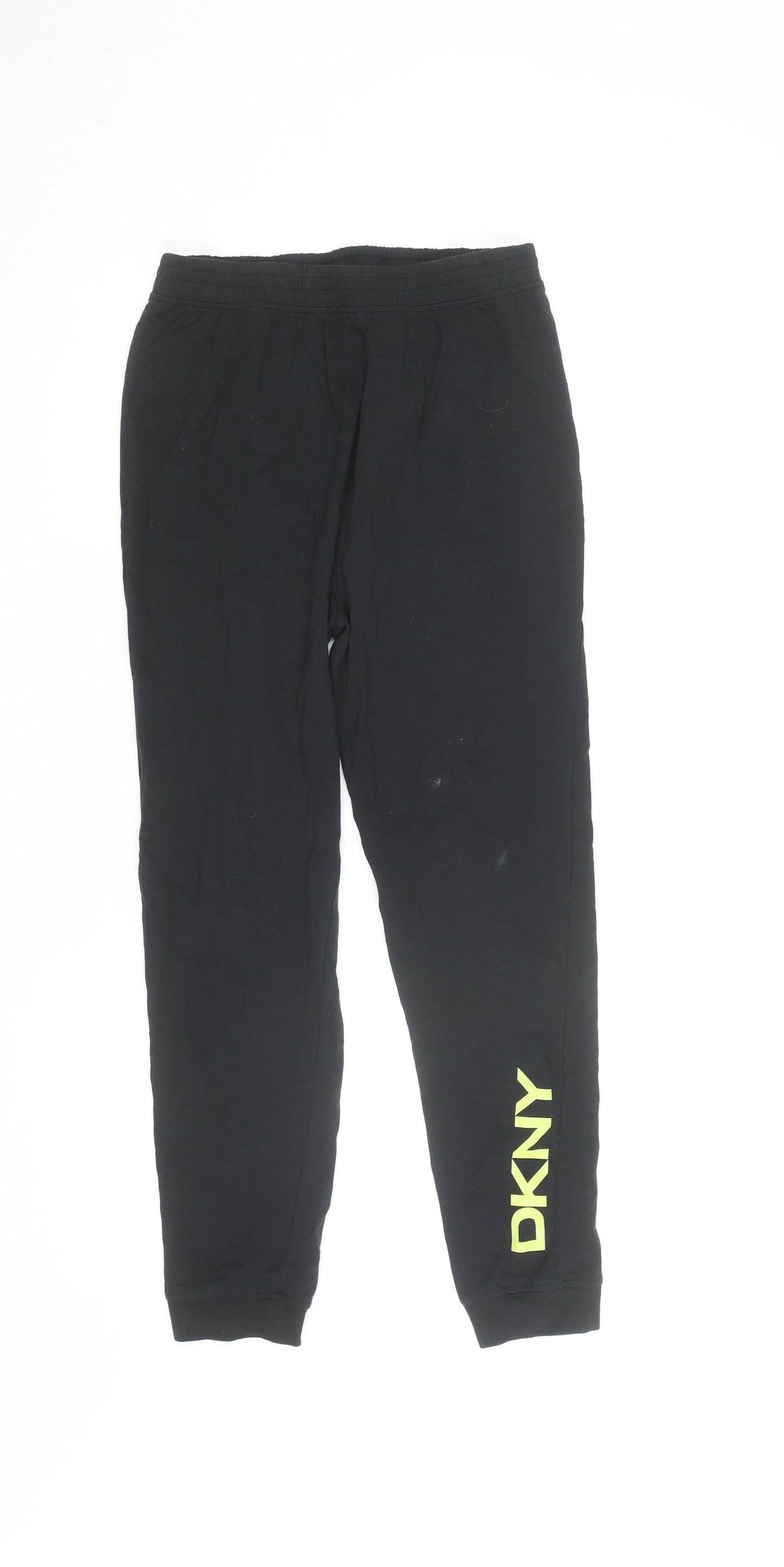 DKNY Teens Black Jogger Sweatpants Size 12 Cotton Blend